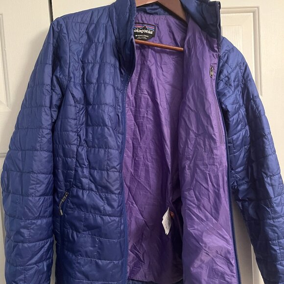 Patagonia Jacket Womens Medium Blue Nano Puff Insulated - Picture 2 of 3